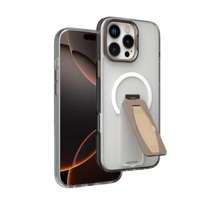 Cover Iphone 16 Pro Max Magsafe Grip Case levelo Morphix - Rose Gold